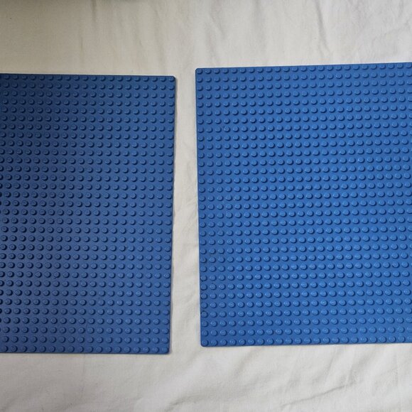 2 Lego Baseplate Blue “Water”  10”x10”, 32x32  Lake/Ocean/River/Swimming Pool - Picture 6 of 6